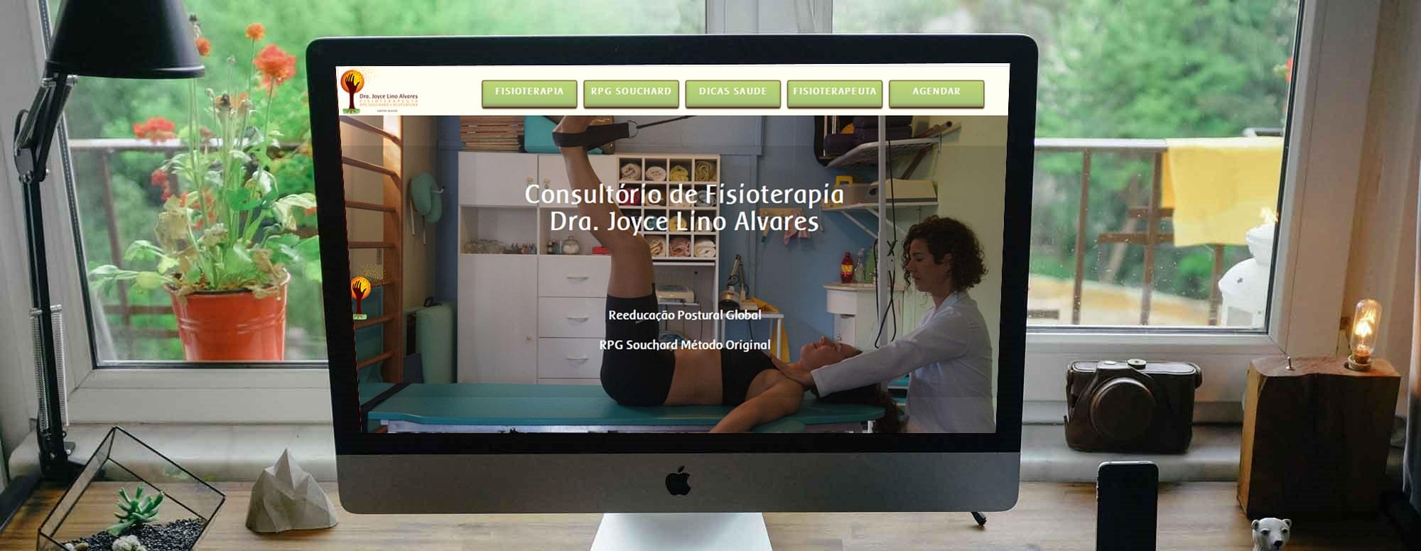 Site Profissional no Monitor